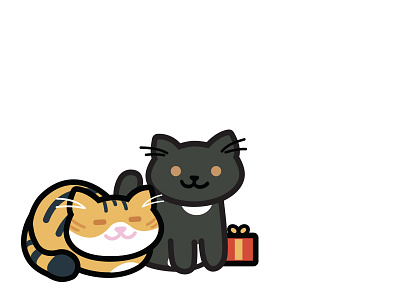 Holiday card preview card cat cats holiday kitten neko neko atsume