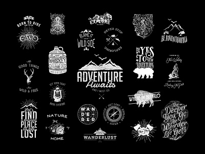 2016 Collection 2016 apparel art custom design font graphics print type typography wall wilderness