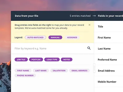 Spreadsheet Import app complex cv data import spreadsheet ui