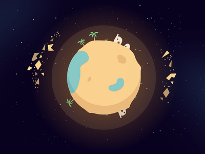 Desert Planet desert illustrator planet space