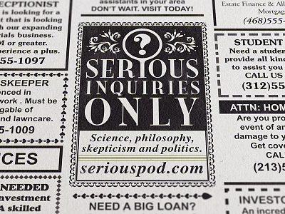 'Serious Inquiries Only' Podcast inquiries only podcast serious