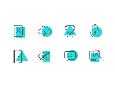 Placeholder Set clean empty state halcyon icon ios outline placeholder set shape ui ux vivid