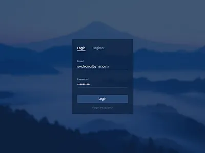 Login Page Design.. button flat form interface login password register signin signup ui user ux
