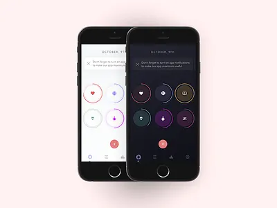 Activity app design interface ios mobile design ui ux