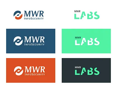 MWR Logo Mark branding design infosec logo security