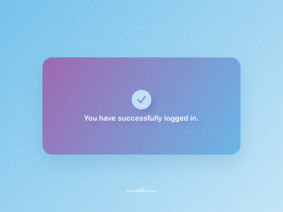 [UI Day 08] - Flash Message Success (Daily UI) affinity designer daily ui design light minimal ui visual