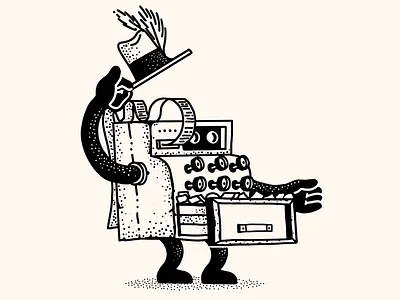 Money Plz cash character digital painting halftone illustration ipad pro money procreate