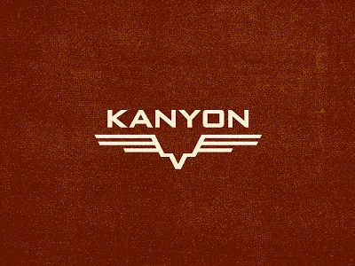 Kanyon antlers canyon deer eagle logo wings