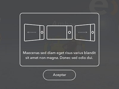 Info popup for webVR app popup webvr