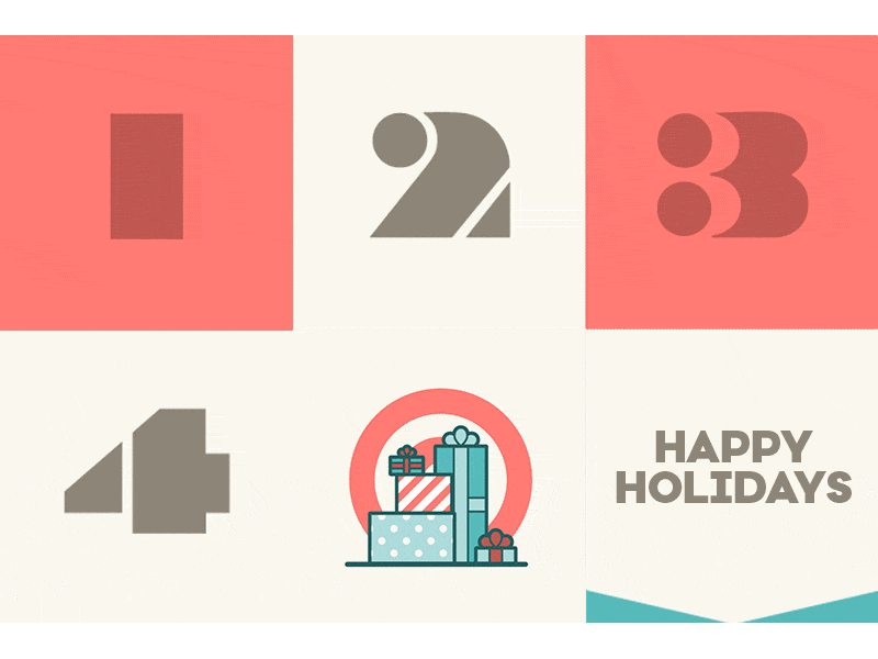 ADWEEK Advent Calendar! advent bauble black friday christmas gif gifts illustration line art presents shop shopping turkey