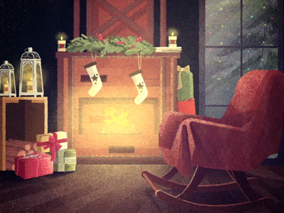 2 Dribble Invites 2017 christmas fire cute invite log loop merry new texture xmas year yule