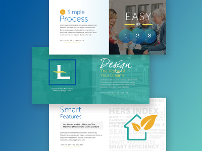 Logan Homes - Cards homebuilder north carolina website design