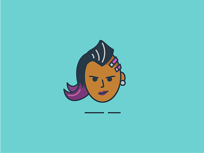 Sombra blizzard emoji hacker overwatch sombra