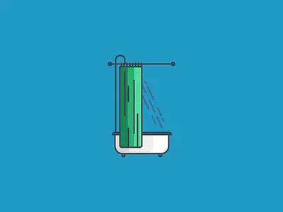 December 17: Plz 365cons bath bathroom daily icon diary icon loo shower soap toilet tub wash water