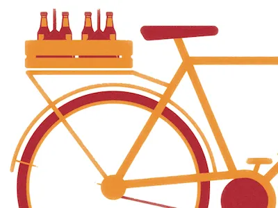 Screen Shot 5.57.56 Pm basket beer bicycle bike bottles sixpack vintage