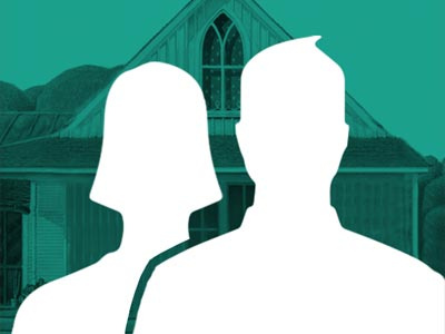 social gothic facebook gothic grant wood silhouette social