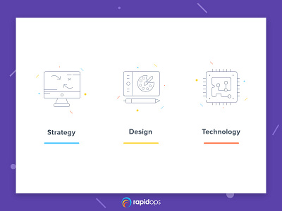 Our Work Aesthetics design icons strategy technologies theme ui user experience ux design web design web strategy work approach