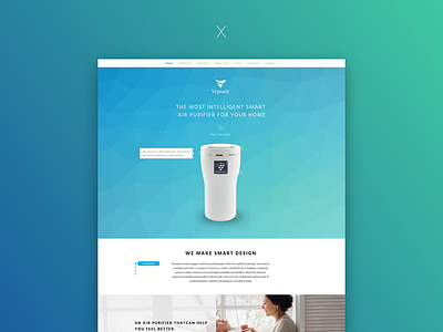 Air Purifier Shop one page shop single product theme xshop