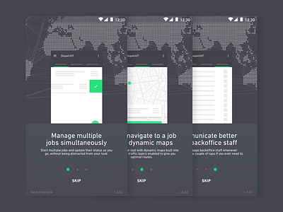 Walkthrough dispatch driver fleet illustration management walkthrough