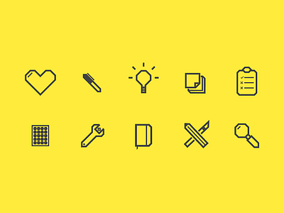 Design Thinking Icons design thinking free icons iconset innovation workshop