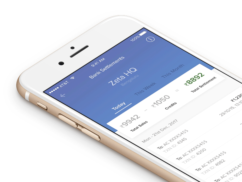 Merchant Settlement Page after effects app design finance gif interface money pay payment product ui ux