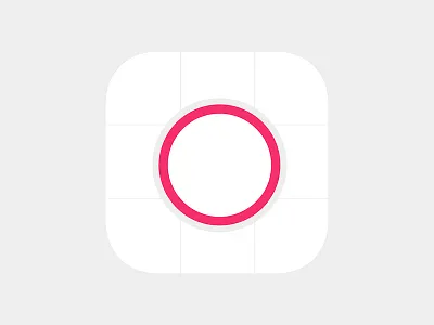 Resnap your favourite photos icon app camera free gray icon ios mobile photos resnap white