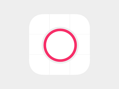 Resnap your favourite photos icon app camera free gray icon ios mobile photos resnap white