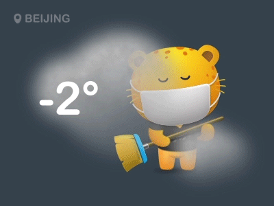 Cute weather for CM Locker cheetah fog haze mask pollution sing smog weather