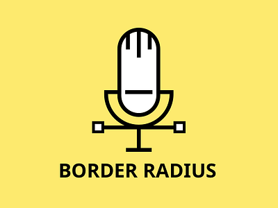 Border Radius branding identity mic side project vector