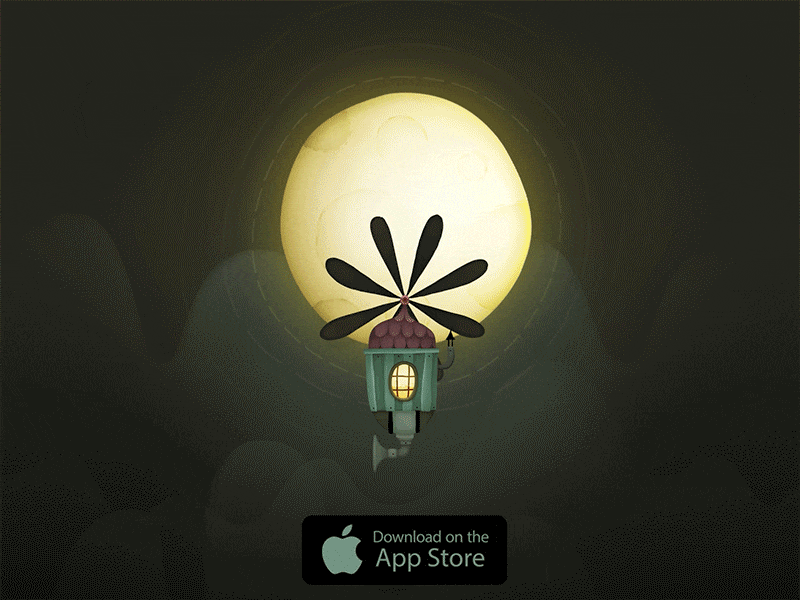 Moonlight Express website game hand drawn indie ios ipad iphone mobile website