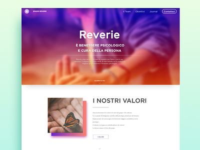 Reverie association Landing Page agency bootstrap design home landing lp page responsive site web webdesign website