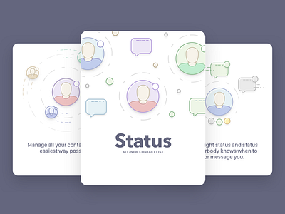 Status - All New Contact List artwork contact intro list status