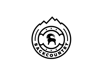 Backcountry Medallion backcountry backcountry logowear backcountry.com goat goatworthy nhammonddesign nick hammond nick hammond design nickhammonddesign.com