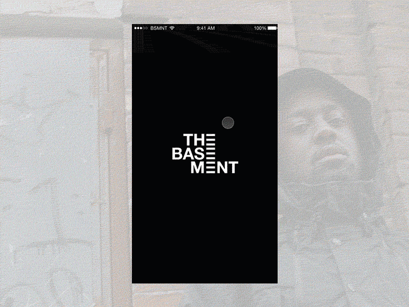 The Basement (Concept App) animation app interface photoshop principle sketch ui user