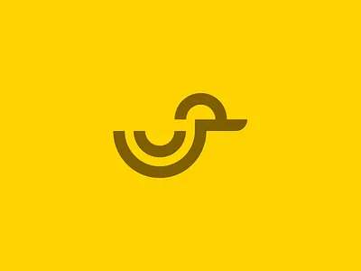 Duckling + letter C animal c crypto design duck duckling geometric icon icons letter letters line minimal ratio tech technology vector