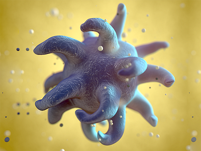 Mograph fun 20 - Virus c4d cinema4d dailyrender lerendudujour mograph physicalrender subsurfacescattering