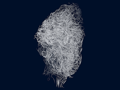 Mograph fun 25 - Curl Noise c4d lerendudujour mograph selfie xparticles3