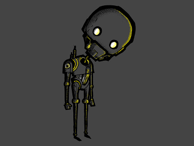 K-2SO artist artwork draw drawing drawmisadraw illustration k2so misaruiz photoshop rogueone sketch starwars