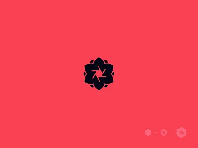 Flower camera flower hippi logo objetive pace photo photograper