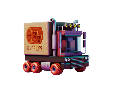 Little Truck blender cycles low polly truck
