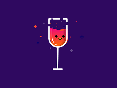 Wine gradient vector wine