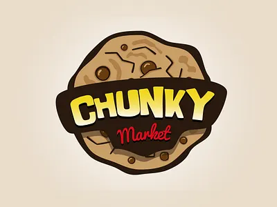 Chunky Market biscuits chunky cookie food logo