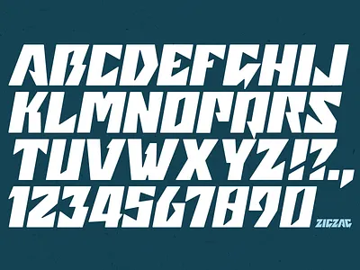 Zag Font editorial font kronk surfing typography