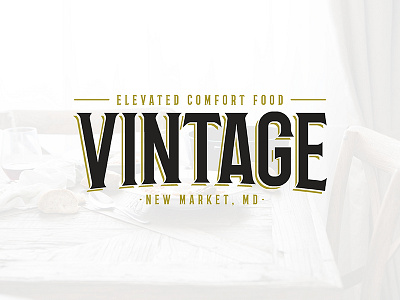 Vintage Logo branding identity logo typography