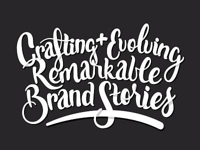 Crafting & Evolving branding draw hand lettering illustration lettering script type typography