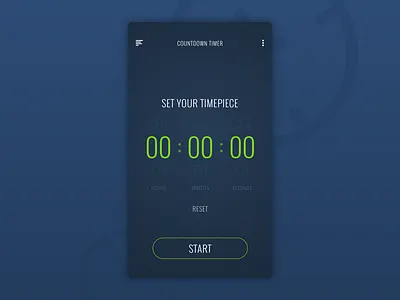DailyUI #014 - Countdown Timer 014 app countdown countdown timer daily timer ui