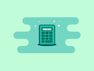 Calculator calculator currency icon line money outline