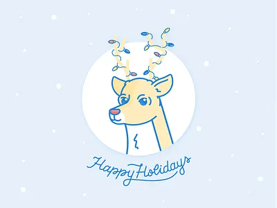 Rudolph bird christmas gateway happy holidays lights message messagebird reindeer rudolph sms snow