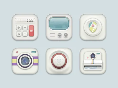 iOS icons #2 before calculator camera gamecenter icons iconset ios iphone maps theme video videogame