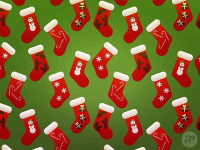 Fill some stockings! christmas digital illustration vector